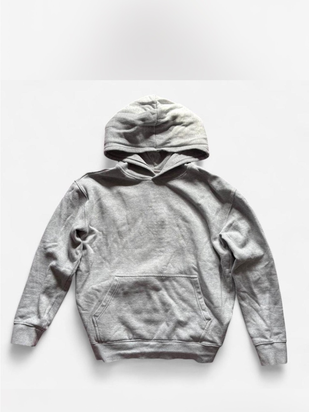 Quince 100% organic cotton Classic Grey Women’s Hoodie Sweatshirt size L